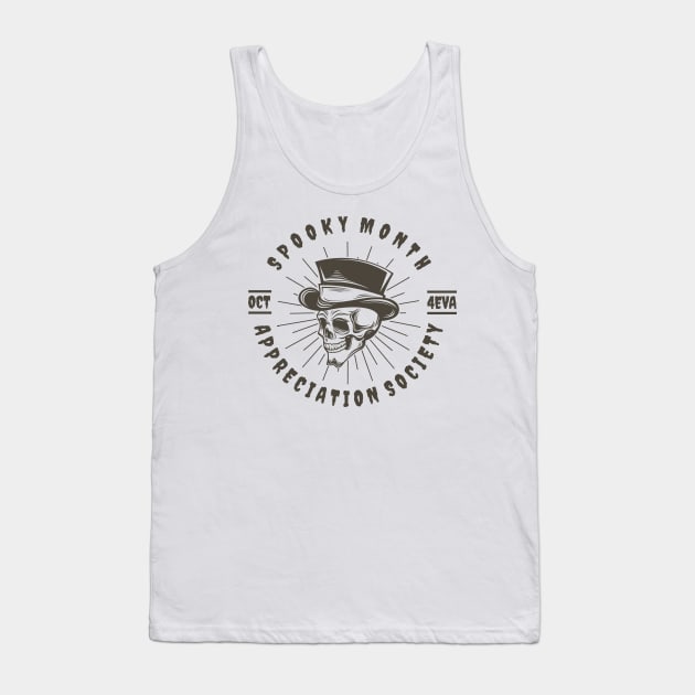 Spooky Month Appreciation Society Vintage Tank Top by Mas To